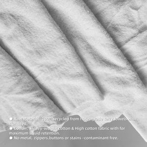 Trapos de Limpieza Industriales de Algodón Blanco de Alta Calidad, Trapos de Limpieza Industriales, Trapos Blancos Reciclados para Limpieza - Product Image 4