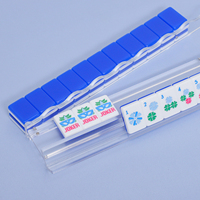 [1 unidad] Soportes magnéticos de acrílico transparente para Mahjong, empujadores de fichas de Mahjong americanas minimalistas, portátiles