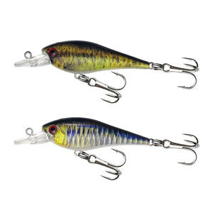 6.6cm/3.5g dirigeable flottant méné dur appât ABS leurre avec anneau intégré perle pour perche pêche en eau douce eau salée poisson cible - Product Image 2