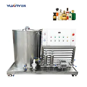 Perfume Production Line Stainless Steel Filter Equipment Perfume Freezing Mixing Machine