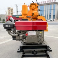 Ensemble complet de foreuse de puits XY-1 avec pompe à boue et tour de forage, machine de forage de puits peu profonds de 100 m