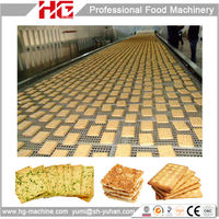 Ligne de biscuits durs et mous polyvalents Laminoir à pâte au four Machine incluse pour la production de biscuits et de collations