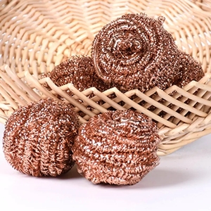 100% tinh khiết đồng xoắn ốc cọ rửa Scrubber để làm sạch pad miếng bọt biển trong đồng nguyên chất - Product Image 4