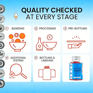 Integratore di calcio, vitamina D3K2, caramelle gommose ad alta attività, densità ossea migliorata e immunità potenziata - Product Image 5