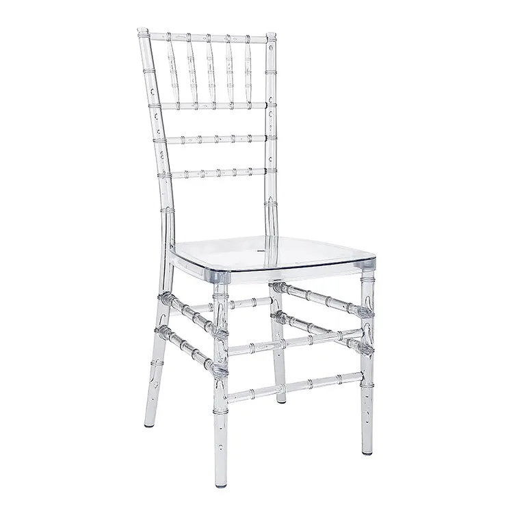 Wholesale Hotel Stackable Transparent Clear Chavari Tiffany Acrylic Chairs For Weddings And Banquet