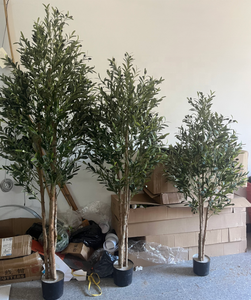Árbol <span class=keywords><strong>de</strong></span> <span class=keywords><strong>Olivo</strong></span> Artificial <span class=keywords><strong>de</strong></span> 1.8 m para Decoración del Hogar, Tronco <span class=keywords><strong>de</strong></span> Madera Real Ecológico <span class=keywords><strong>de</strong></span> Plástico con Hojas <span class=keywords><strong>de</strong></span> Tela, Planta <span class=keywords><strong>de</strong></span> Interior - Product Image 2