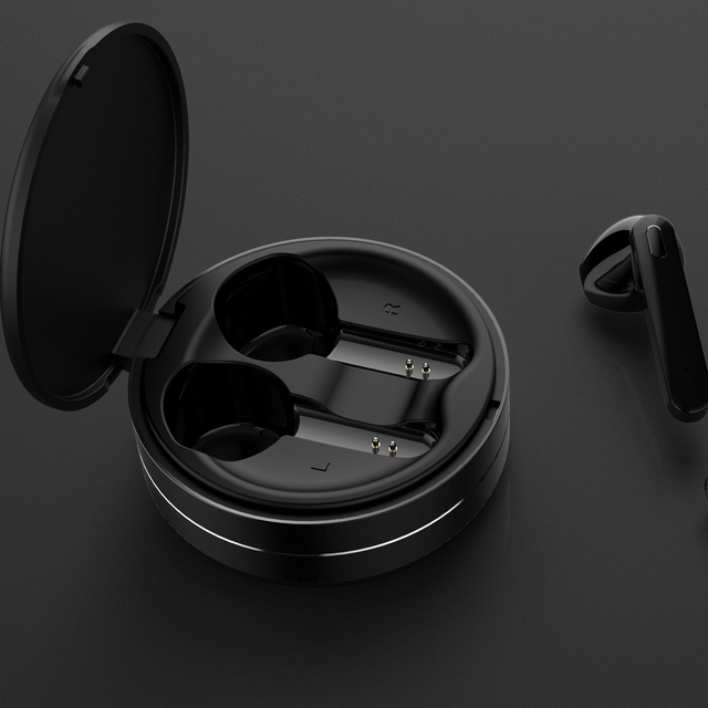 Type-C TWS Earbuds Bluetooth 5.0 Automatic Pairing Wireless Earphones with Charging Case for Smartphone