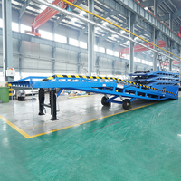 Niveleur de quai mobile CHANGDING CFY-12T, rampe de chargement/déchargement pour camions, chariot élévateur, acier à haute teneur en manganèse, plateforme d'entrepôt 1100-1700 mm