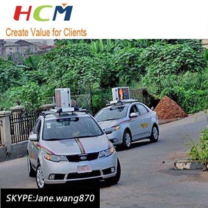 Xe đạp di động xe buýt taxi xe trên mái nhà thông minh Màn hình LED hiển thị cho quảng cáo - Product Image 6