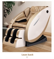 Chinesischer 3D Luxus Elektro 4D Schwerelosigkeit Ganzkörper Shiatsu Recliner Massage stuhl