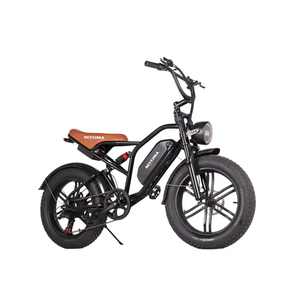 Elektro fahrrad Ebike Lithium batterie 20 Zoll 48V 500/750/1000W Voll federung 7-Gang-Fettreifen Elektro-Hybrid fahrrad