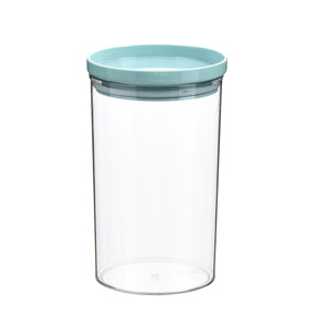 Round Moisture Proof Food <b>Storage</b> Jar Plastic Airtight Container Kitchen Grain Cereal <b>Storage</b> Cylinder Shape <b>With</b> Plastic <b>Lid</b> - Product Image 5