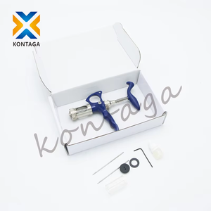 Equipo de Ganadería, Inyector de Vacunas Veterinario de Doble Cabezal, <span class=keywords><strong>Jeringa</strong></span> Continua de Doble Aguja para Granjas Ganaderas - Product Image 6