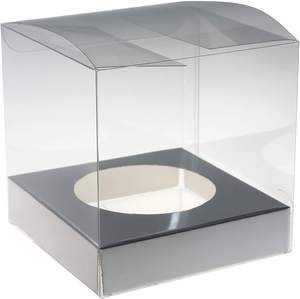 Caja Transparente Cuadrada para Cupcakes, Caja de Plástico PET Transparente para Empaque, Recuerdo de Fiesta de Bodas para Cupcakes, Sin Reseñas Todavía - Product Image 3