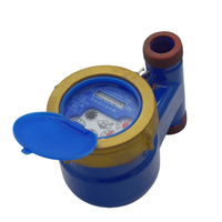 Vertical Single Jet Mechanical Water Meter IP68 OEM Brass Thread High Precision Cold Water Meter Residential Household Water