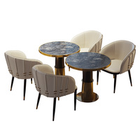 Mobilier de restaurant moderne et minimaliste en acier inoxydable pour restaurants commerciaux, hôtels et salles de conférence – Fabrication chinoise