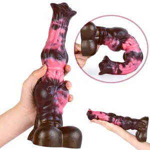 10.24 inç büyük FAAK yeni varış yumuşak silikon Anal seksi at prostat masaj büyük popo fiş kadınlar için seks oyuncak