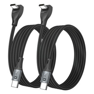 Cable de Datos SUNGUY de Nailon Trenzado Tipo C, Carga Rápida de 60W, Cable USB Personalizado, Garantía de 3 Años, Ecológico, Venta al Por Mayor de Fábrica - Product Image 5