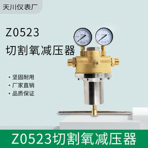 Régulateur de pression d'oxygène Shanghai Tianchuan Z0523 MD200, monophasé, sortie 1/4 po, utilisation gaz à température normale - Product Image 2