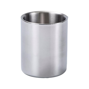 Verre à shot cylindrique en acier inoxydable à double paroi incassable de 10 oz, style moderne, idéal pour les cadeaux (vente en gros) - Product Image 1