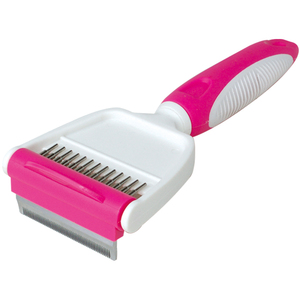<span class=keywords><strong>Brosse</strong></span> de toilettage pour animaux de compagnie de qualité professionnelle, <span class=keywords><strong>brosse</strong></span> lissante autonettoyante en acier inoxydable, écologique, éliminateur automatique de poils de chien - Product Image 1