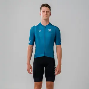 Produsen Untuk kaus sepeda kustom jersey sepeda pakaian bersepeda ciclismo pakaian bersepeda pria pro fit cetak sublimasi untuk tim
