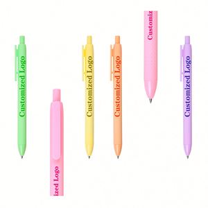 Custom <b>Macaron</b> Color Gel Ink Pens Custom Logo Promotional Advertising Pens for Office School Corporate Gifts - Product Image 6