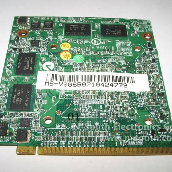 Scheda pci VGA per laptop mxm ii 8600m gt ddr2 512MB