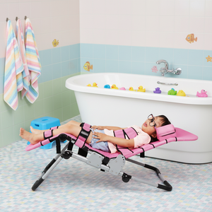 <span class=keywords><strong>Silla</strong></span> de Ducha Plegable y Reclinable para Bebés con Parálisis Cerebral, de Secado Rápido, para Niños con Necesidades Especiales - Product Image 4