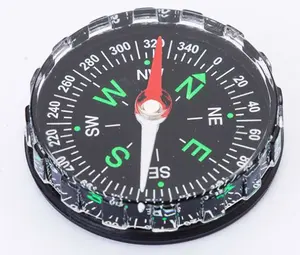 45mm Large Dial Oil Compass with Clear Scale Precise Portable Durable Compass Gift Hiking Climbing Traveling Compass for Kids