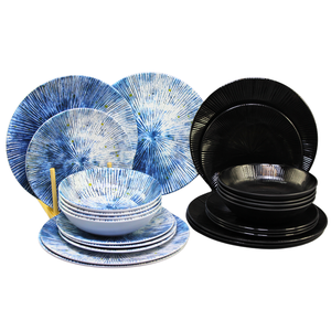 Assiette de <span class=keywords><strong>table</strong></span> ronde en mélamine noire 100 % plastique pour la vente en gros – <span class=keywords><strong>Vaisselle</strong></span> et services de <span class=keywords><strong>table</strong></span> - Product Image 4