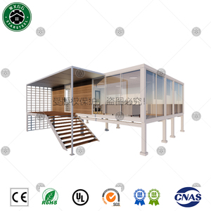 บ้านคอนเทนเนอร์สำเร็จรูปประกอบรวดเร็ว คุณภาพสูง กันน้ำ ขนาด 20 ฟุต 40 ฟุต ขยายได้ พร้อมโครงเหล็กแข็งแรงทนทาน - Product Image 3