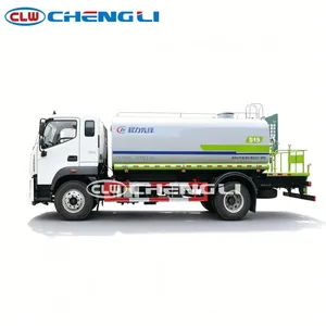 Camion arroseur Foton Aumark de 15,2 mètres cubes, vert, pour le lavage des routes et l'irrigation des espaces verts - Product Image 3