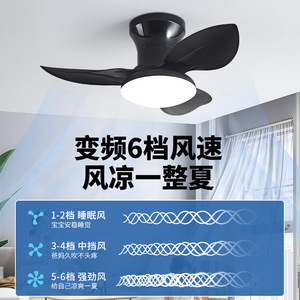 <b>Ceiling</b> Fan <b>Light</b> With Led 25 Inch Flush Mount For Hallway Bedroom Silent Inverter App <b>Control</b> - Product Image 4