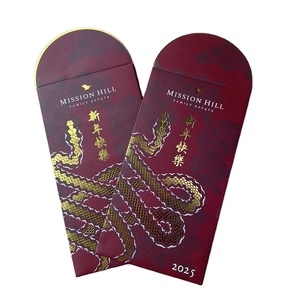 <span class=keywords><strong>Sobres</strong></span> Rojos de Lujo con Diseño Personalizado para Regalos de <span class=keywords><strong>Dinero</strong></span>, <span class=keywords><strong>Sobres</strong></span> Rojos con Logotipo en Relieve Dorado, <span class=keywords><strong>Sobres</strong></span> de Papel para <span class=keywords><strong>Boda</strong></span> - Product Image 4
