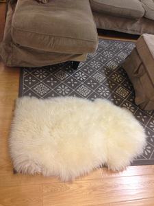 Housse de chaise de luxe en fausse peau de mouton douce, coussin de siège, tapis de fourrure en <span class=keywords><strong>peluche</strong></span> pour chambre à coucher, salon - Product Image 3