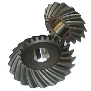 IATF 16949 persediaan pabrik fabrikasi logam baja presisi tinggi, traktor pertanian roda gigi miring Spiral