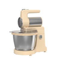 Nouvelle Batteuse Électrique Sur Pied 300W avec Bol Mélangeur 3.5L, Rotation Automatique, Outils Simples à Une Touche, Éjecteur et Mécanisme Inclinable pour Usage Domestique