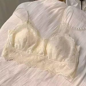 Hermoso sujetador sin espalda, nuevo estilo 2026, sujetador de encaje, fino, se puede usar como prenda exterior, sujetador para mujer, sin aros. - Product Image 4