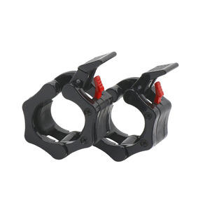 Colliers de barre d'haltères en <span class=keywords><strong>plastique</strong></span> robuste de 2 pouces, à dégagement rapide, antidérapants, paire, colliers d'exercice, verrous de plaques de poids professionnels, clips de sécurité - Product Image 1