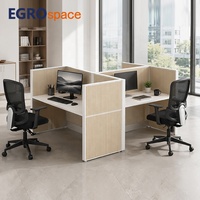 Solution de mobilier de bureau EGROspace : Cloison de séparation, Poste de travail individuel pour centre d'appels, Poste de travail en îlot pour bureau