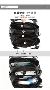 Bolso de Mano de Alta Calidad al por Mayor para Mujer, Bolso Casual Tipo Tote, Sac à Main Femme, Bolso de Gran Capacidad de Cuero PU para Mujer - Product Image 5