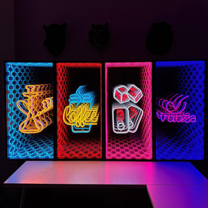 Personalizzabile 3D Infinity <span class=keywords><strong>Neon</strong></span> segno LED acrilico specchio abissale per la pubblicità esterna segno al <span class=keywords><strong>Neon</strong></span> personalizzato - Product Image 6