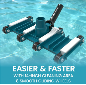 Blove - Palo Giratorio de 14 Pulgadas con Cabezal de Plástico Resistente para Limpieza de Piscinas - Product Image 3