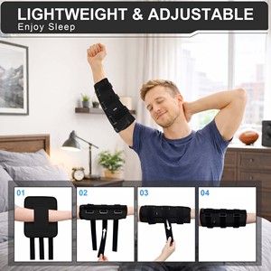 Soporte de Rodilla Ajustable con Correas para Protección de Lesiones, Rehabilitación y Uso Deportivo - Product Image 4