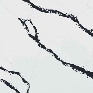 حجر صناعي أسود طويل ، لوح كوارتز كبير مقاوم للتآكل ، عروق الكالاكاتا ، من أجل ، من أجل - Product Image 3