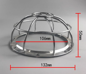 Détecteur de fumée Anti-Collision Metal Cover Round Lamp <span class=keywords><strong>Guard</strong></span> Plafonnier Crash-Proof Wire Mesh Shield Personnalisable - Product Image 4