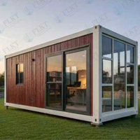 Maison conteneur préfabriquée modulaire FLKT à 2 étages empilable, conteneur plat, hébergement, camp, bureau conteneur maritime