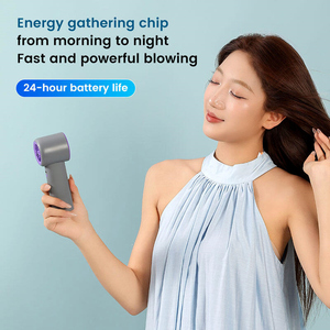 IMYCOO pantalla Led de alta velocidad 4000mAh ventilador de mano portátil 2026 nuevo mini ventilador de plástico con batería recargable - Product Image 5