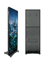 Écran LED pliable d'extérieur IP65, affichage LED portable, signalisation publicitaire numérique pour centre commercial, location pour événements